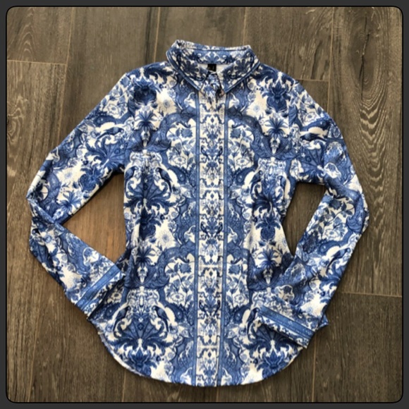 CHINOISERIE LONG SLEEVE BUSINESS TIME SHIRT - Picture 2 of 11